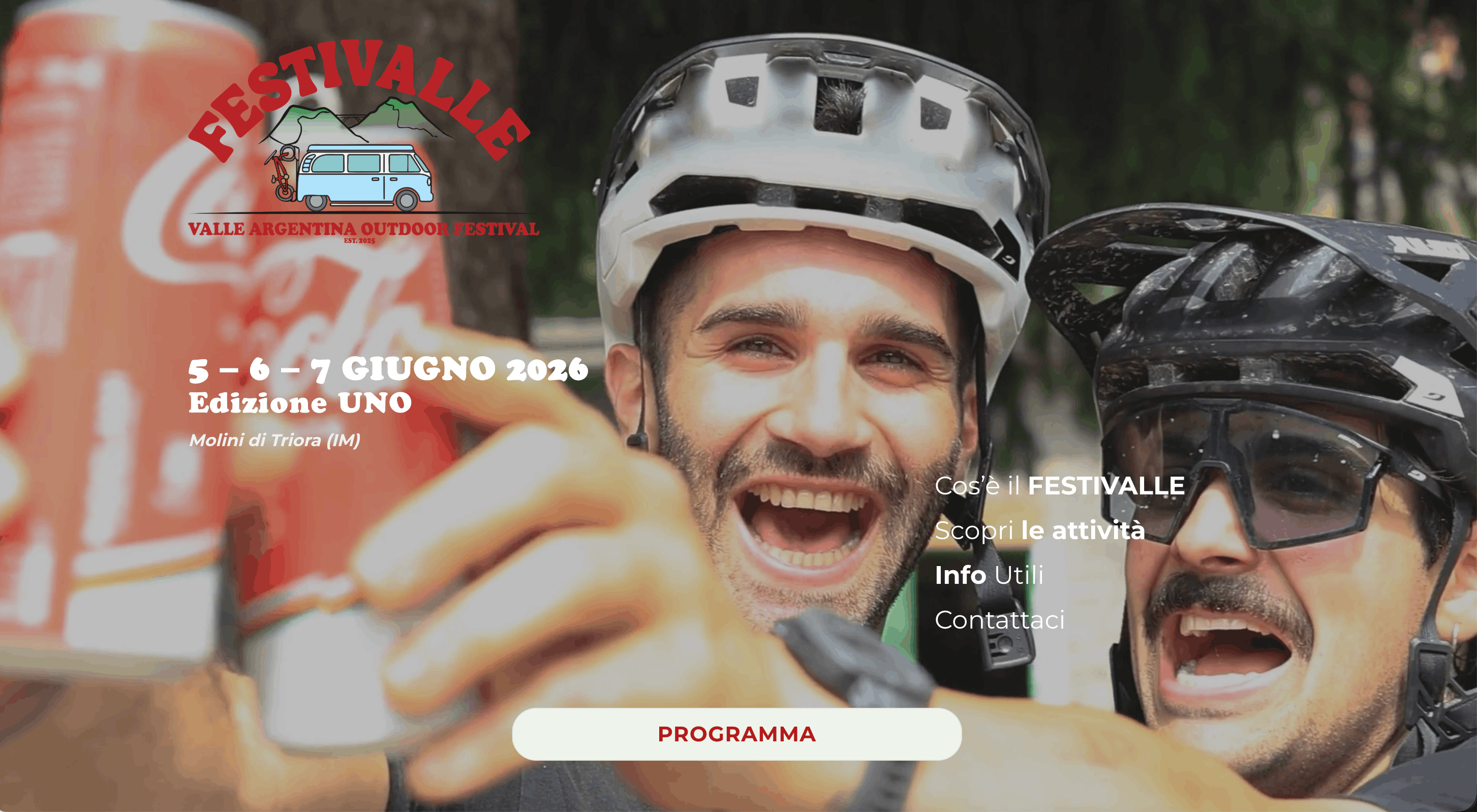 Homepage del sito Festivalle